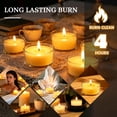 thumbnail image 5 of Giphtpoeet 30 Pack Citronella Tealight Candles Outdoor Summer Natural Soy Wax Scented Candles Long-Lasting for Patio, Garden & Backyard, 5 of 8
