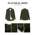 thumbnail image 6 of JMIERR Men Shirt Flannel Corduroy Long Sleeve Casual Shirt Jacket Button Up Shacket Jacket with Flap Pocket S-XXL, 6 of 6