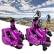 thumbnail image 4 of HB-100 Aluminum Alloy Front and Rear Hydraulic Disc Brake Set for Road and Mountain Bike (Purple), 4 of 4
