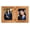 Plans, variant on Know The Plans - Class of 2027 - Graduation Frame - Natural Wood Hinged 2 Side by Side Portrait 5x7 Picture Frames