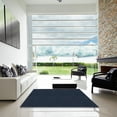 thumbnail image 7 of Ahgly Company Machine Washable Indoor Rectangle Transitional Blue Jay Blue Area Rugs, 2' x 3', 7 of 7