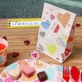 thumbnail image 2 of 36-Pack Cute Heart Pattern Paper Gift Bags for Valentines Day, Kids Party Favors, Goodies, and Treats, 5 X 8.7 X 3 inches, 2 of 7