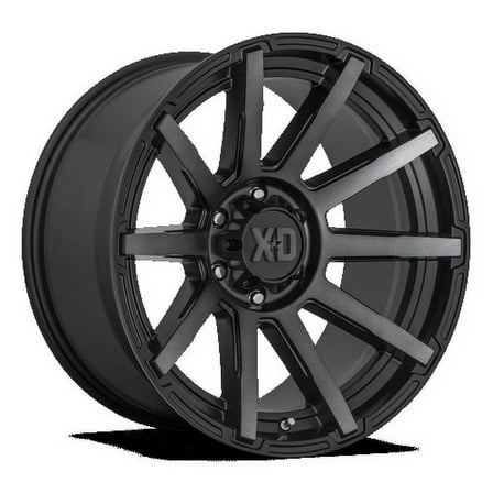 XD Aluminum Rim XD847 OUTBREAK 20X10in Satin Black with Gray Tint Finish, XD84721085418N