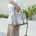 thumbnail image 2 of MKF Collection Tatiana Women Tote bag Handbag Crossbody Bag Clear Bag by Mia K - Taupe Beige, 2 of 8