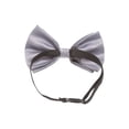 thumbnail image 2 of Gravity Threads Tuxedo Solid Color Bow Tie, Gray, 2 of 2