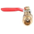 thumbnail image 5 of 16PCS 1/4 Inch Heavy Duty Brass Ball Valve Shut Off Switch Male and Female NPT Thread Pipe Fitting, 5 of 5