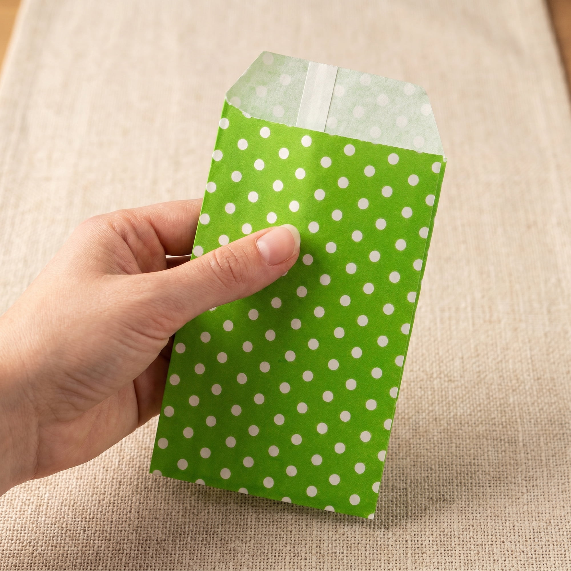 Unique Bargains 6Pcs Elegant Mini Gift Bags for Everyday Use Green 3.1" x 5.1"