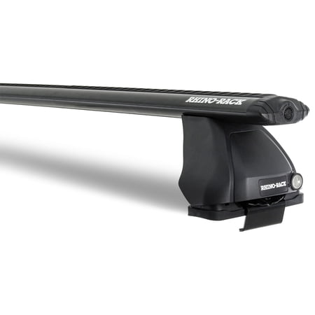 Rhino Rack 2019-2022 Fits Dodge Ram 1500 Gen5 DT 4dr Pick Up Quad Cab Crew Cab Vortex 2500 Black 2 Bar Roof Rack JC-00002