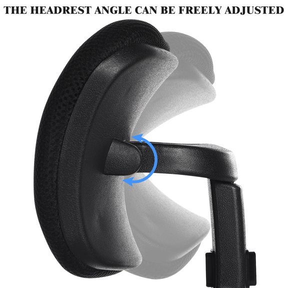 Foxnovo Lift Chair Head Cushion Plastic Chair Headrest Black 1Set Back to School