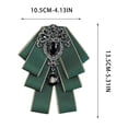 thumbnail image 3 of Aufmer Adjustable Strap Male Formal Bowtie Classic Solid Tone Design Comfortable Fit Structure For Groom Team Wedding Formal Dress Accessory Use, 3 of 8