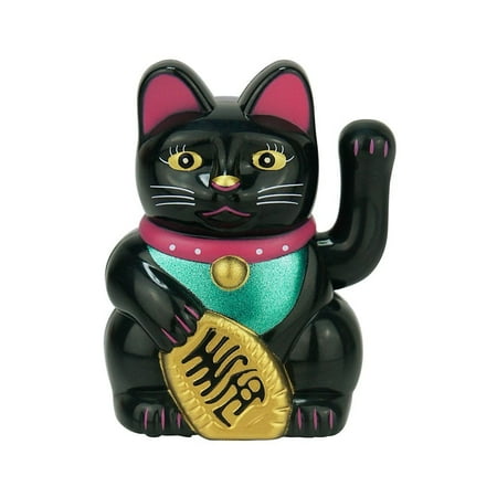 

GLFILL 4-inch Nippon Electric Wave Hand Lucky Cat Front Desk New Store Opening Gift