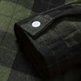 thumbnail image 6 of SAWOBUUN Mens Flannel Shirts Long Sleeve Flannel Shirt for Men Cotton Casual Button Down Plaid Shirt, 6 of 9