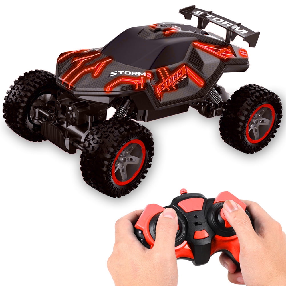 Remote Control Car 2.4GHz Spray Offroad Vehicle with Cool Light Spray