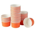 thumbnail image 2 of Restaurantware Orange Paper Party Supply Sets, (200 Pieces) 5 Ounces, 2 of 10