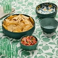 thumbnail image 2 of Mainstays by Becky G. & Alejandra Bamboo Melamine Serving Bowl & Dip Bowl, Green, 2 of 13