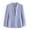 Blue, variant on Collarless Blazer for Women Work Office Suit Jackets Semi-Formal Dressy Outwear Blazers With Pocketsightweight Jacket Fall Jackets for Women