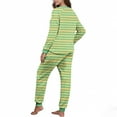 thumbnail image 4 of Women’s Pajama Set Long Sleeve Striped Sleepwear Soft Cotton Lounge Set 2 Piece Pjs Nightwear for Fall Winter, 4 of 6