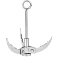 thumbnail image 4 of Tebru Grappling Hook, Stainless Steel Durable 3 Claws Grappling Hook, Anti‑skid High Hardness Outdoor Equipment For Hiking Wilderness Survival Camping Rock Climbing, 4 of 8