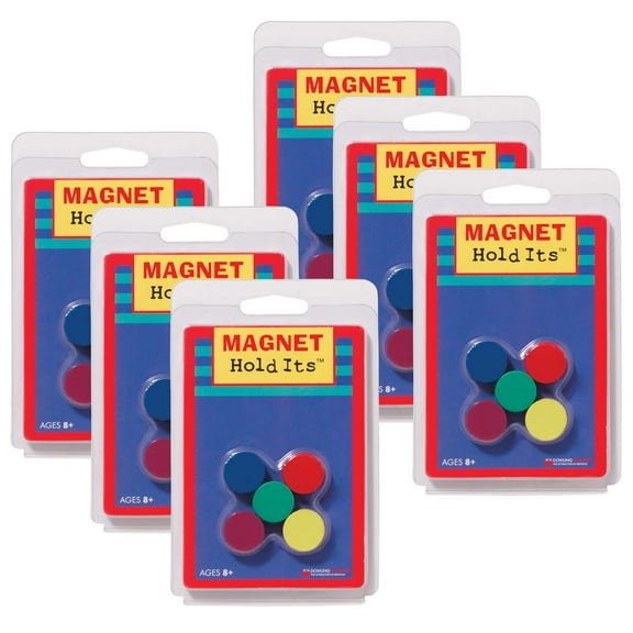 Dowling Magnets Ceramic Disc Magnets, 3/4", 10 Per Pack, 6 Packs