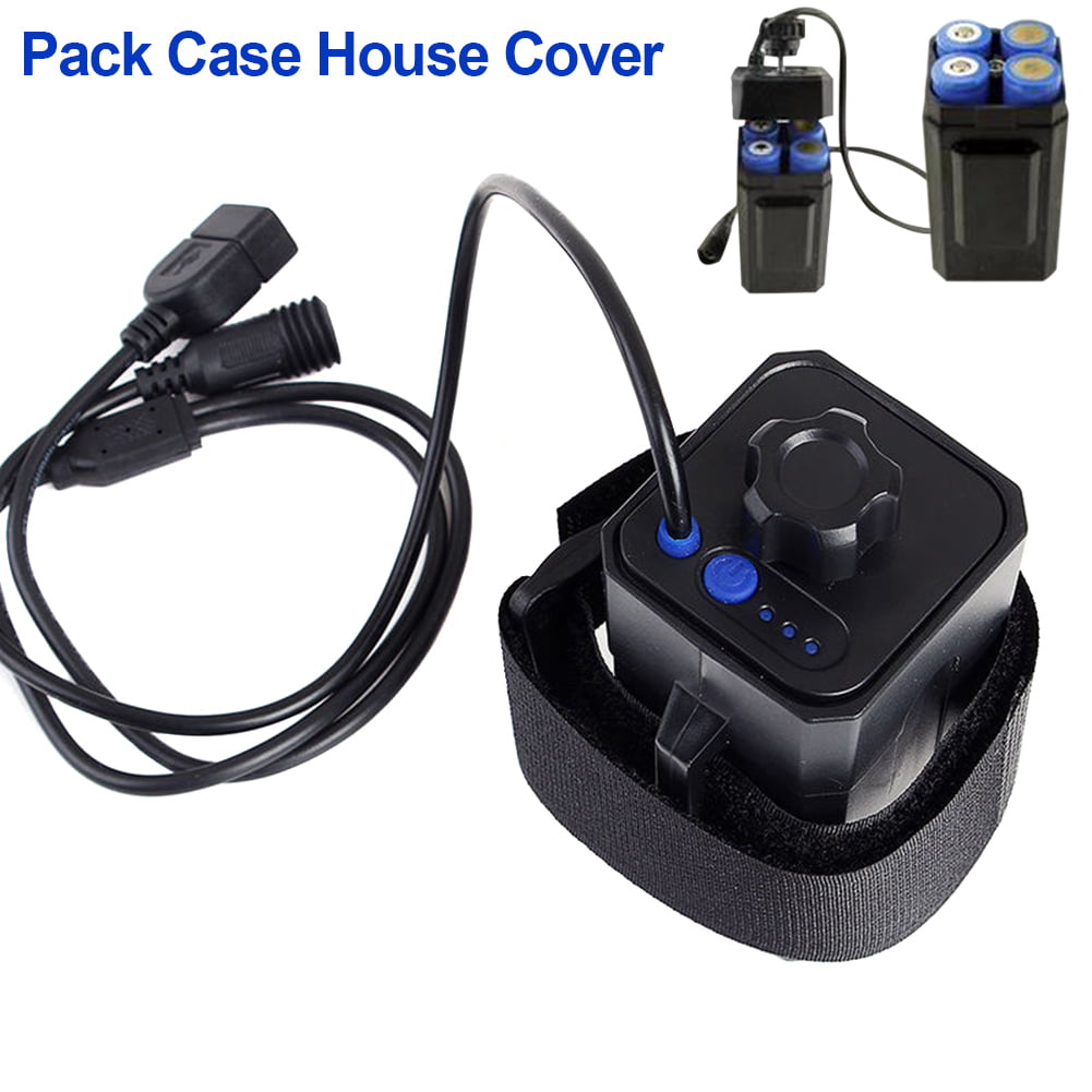 8.4V 4x 18650 Waterproof Battery Pack Case Box House Cover for Bicycle Bike PF 