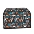 thumbnail image 2 of Fotbe Coffee Lover Print for Two Slice Toaster Cover, Fingerprint Protector, Super Soft Appliance Cover And Dust Cover,Bread Dust Cover & Fingerprint Protection, 2 of 7