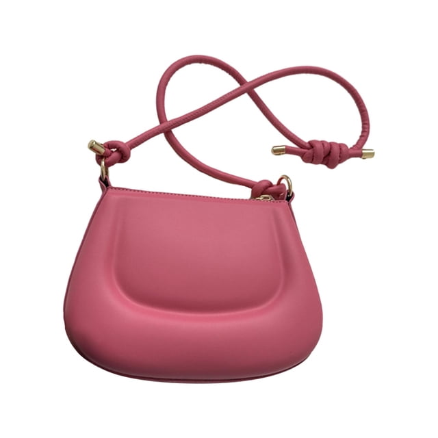 Bolso bandolera para mujer, de piel sintética, elegante y duradero Rosa jinwen Bolso de hombro