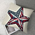 thumbnail image 7 of nygtbtfer Pillow Covers Set of 2 Decor Throw Pillows American Flag USA Patriotic Outdoor Cushion Cases for Couch Bed Decorations White, 7 of 7