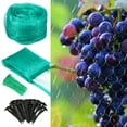 thumbnail image 5 of 2Pcs Bird Netting for Garden 13Ft x 33Ft Reusable Anti Bird Protection Net Multipurpose Plant Tree Netting Plant Netting for Garden Protect Vegetable Plants and Fruit Trees, 5 of 6