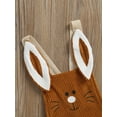 thumbnail image 5 of Franhais Baby Romper, Sleeveless Cartoon Rabbit Button Closure Corduroy Bodysuit for Girls Boys, 5 of 9