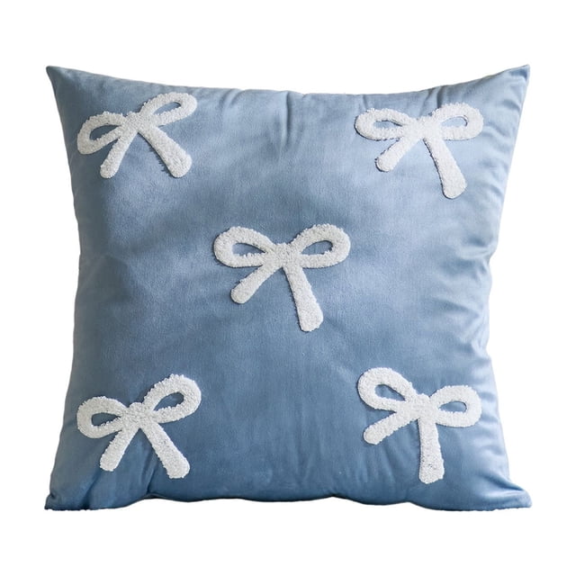 Sofa Cushion Covers Velvet Bow Cushion Cover Accent