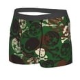 thumbnail image 2 of Kll Camouflage Skull Men'S Cotton Boxer Briefs Underwear-Xx-Large, 2 of 9