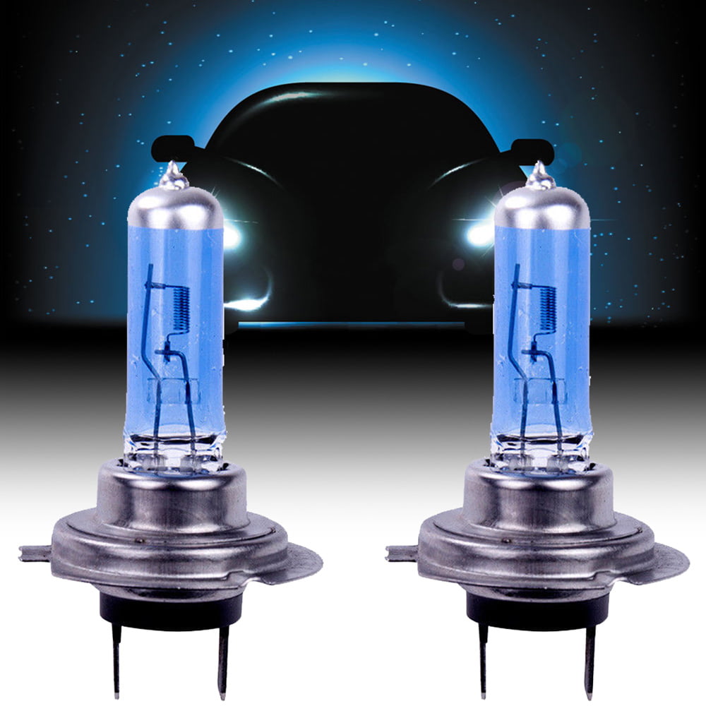 Combo 2 Pair H7 Super White Xenon Halogen Headlight 100w Light Bulb High/Lo Beam