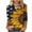 Blue-23, variant on Women 3/4 Sleeve British Flag Print Round Neck Casual Tops, Summer Fashion Blouse with Stretchy Fabric, Comfortable Daily Wear T-Shirts for Women Blue M