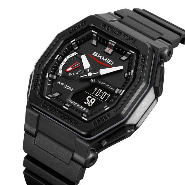 Qiweii Men’s Digital Watch,Sleek Design Watch for Daily Wear and Casual Occasions
