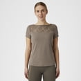 thumbnail image 3 of B Vertigo Natalia Women's Equestrian Lace Training Short Sleeve T-Shirt, 3 of 8