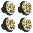 thumbnail image 2 of 4 Pcs Pear Knobs for Kitchen Cabinet Cupboard Dresser Bookcase Drawer Pulls Handles Round Home Decor, 2 of 8