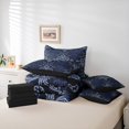 thumbnail image 5 of Feelyou Black White Damask Bedding Comforter Set 7pcs, Mandala Floral Print Queen Bedding Sets, Vintage Western Fashion Reversible Queen Sheet Sets, Super Cozy Room Decor, 5 of 7