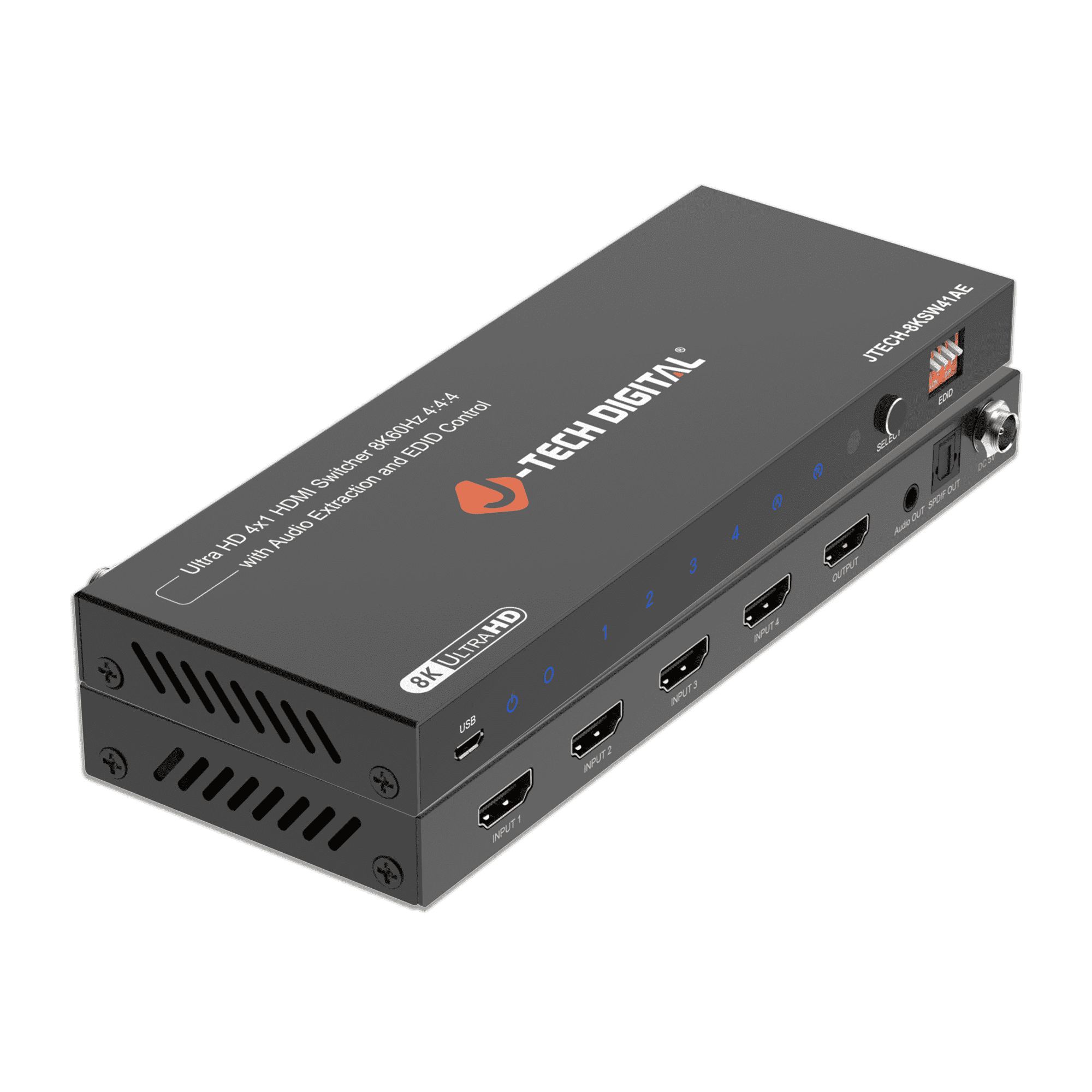 HDMI EARC Audio Extractor 4K@60Hz With Optical Port & 3.5mm Jack
