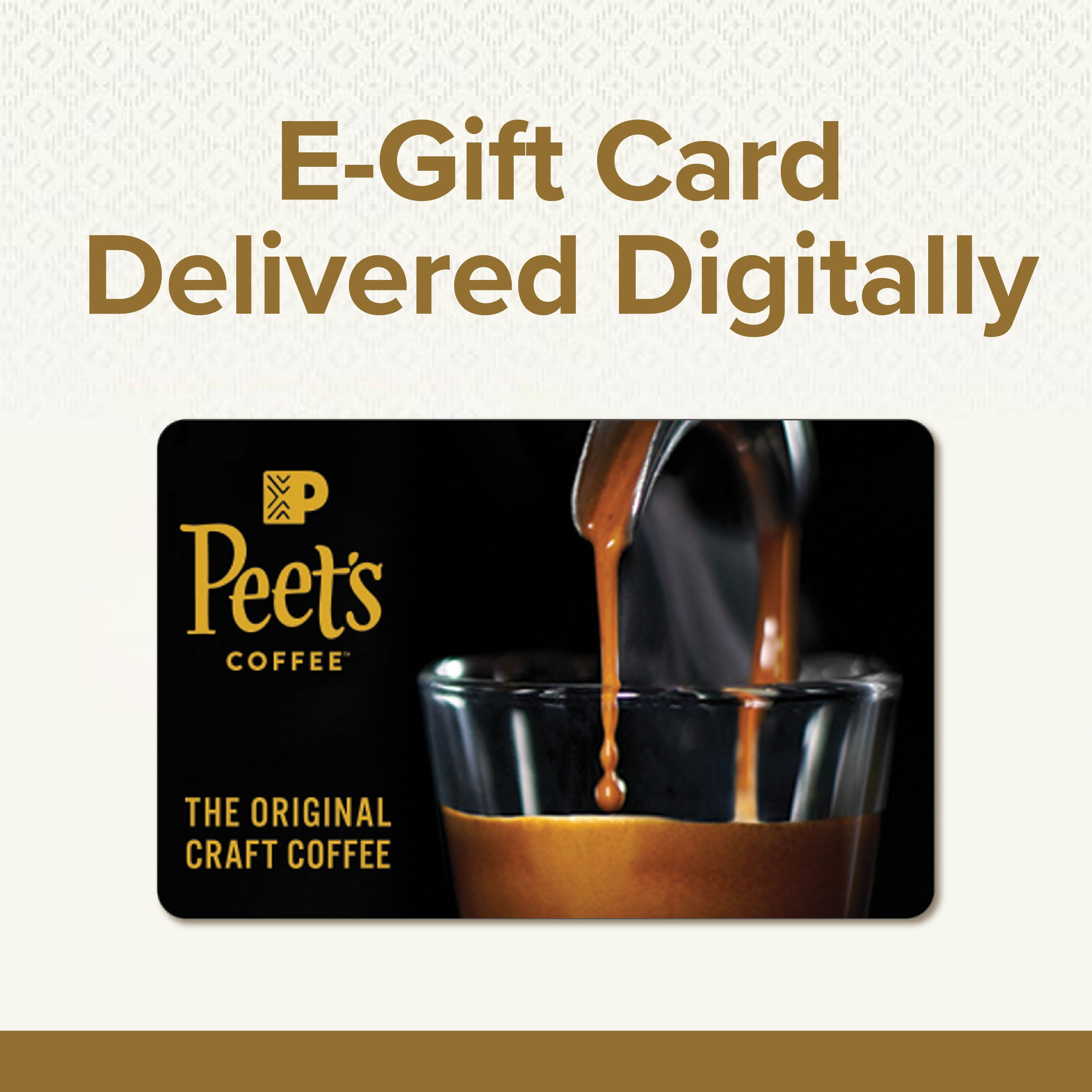 Peet's Coffee $15 eGift Card [Email Delivery] - Walmart.com