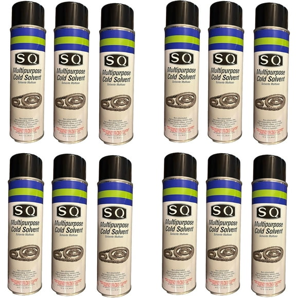 SQ Multipurpose Cold Solvent and Degreaser, 12 oz per can (12)