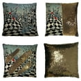 thumbnail image 1 of EREHome Fantasy Chess Pillow Case Home Decor Cushion Cover 18x18 Inch, 1 of 2
