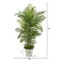thumbnail image 2 of Nearly Natural 6ft. Areca Palm Artificial Tree in Planter UV Resistant (Indoor/Outdoor), 2 of 2