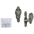 thumbnail image 2 of SZCO Supplies Rampant Lion Shield – Decorative Wall-Mount Holder for Swords, Canes, or Display Pieces – Antique Nickel Silver Finish, 2 of 2