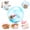 Blue, variant on Self-Rolling Interactive Cat Ball, Realistic Animal Automatic Moving Rolling Cat Ball 360 ° Rolling Spin, Fun Indoor Pet Toy for Cats and Dogs Chasing