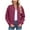 Wine, variant on GEWSEY Womens Bomber Jacket Zip Up Casual Jackets Lightweight Trendy Outerwear Coat with Pockets (Black, L)