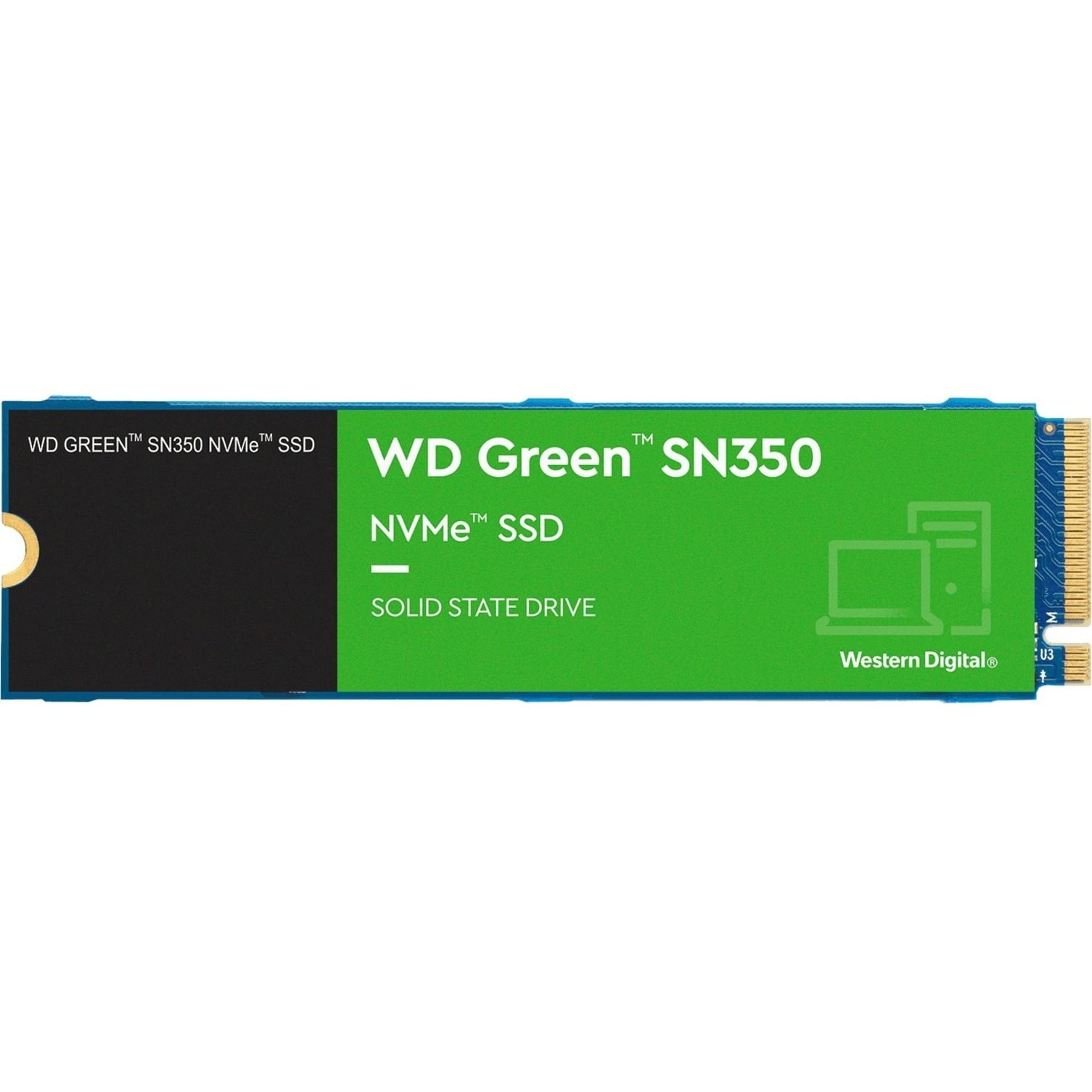 Western Digital 1TB WD Green SN350 NVMe SSD, QLC Internal M