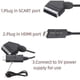 thumbnail image 3 of SCART to HDMI Converter SCART to HDMI Adapter Video Audio Converter Video Cable, 3 of 5