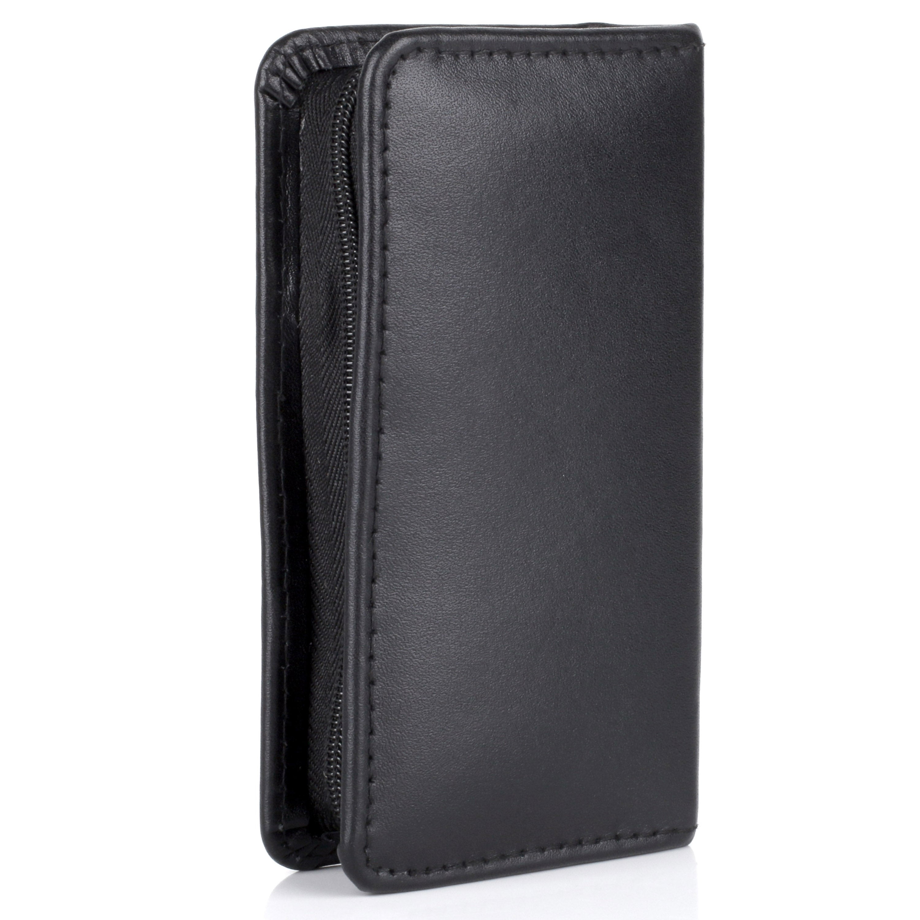 Dopp Men's 8-Piece Genuine Leather Manicure Set, Black