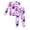 Z1 Purple, variant on REDARER Crew Neck Long Sleeve 2 Piece Kids Pajama Set Halloween Pumpkin Ghost Bat Witch Hat Skull Maple Leaf Print Soft Home Loungewear for Daily Rest Halloween Trick or Treat Outfit,2-3 Years