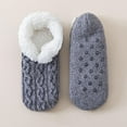 thumbnail image 2 of TBWNWG Soft Slipper Socks Thermal Winter Booties Cozy Indoor Outdoor Non- Sleep Footwear Warm Comfort,Size One Size, 2 of 3